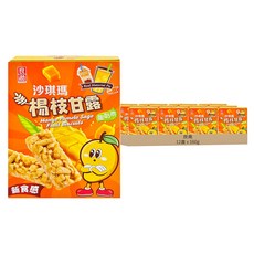 良澔 楊枝甘露沙琪瑪, Mango Pomelo Sago Fruit Biscuits, 160g, 12盒