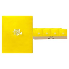 HFPWP 台灣製 環保無毒 A4雙用文件套, 黃色, 20個