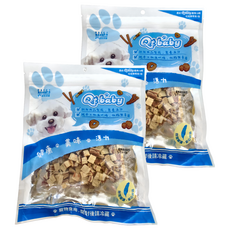 Qt baby 寵物零食, 鱈魚迷你吐司, 150g, 2包