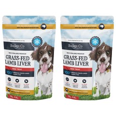 Bailey+Co 倍立 犬用凍乾零食 紐西蘭優質系列, 羊肝, 70g, 2包