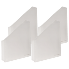 KOKUYO 國譽 Pastel Cookie 桌上型直式風琴夾 A4 深度 20 x 320 x 255mm 13層, 透明, 4個