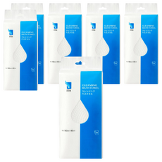 ITO 日本伊藤一次性浴巾 柔軟親膚 獨立包裝 無螢光劑, 6包, 單一顏色