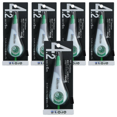 Tombow 蜻蜓牌 MONO 修正帶 CT-PXN4，4.2mm x 6m, 5個, 綠色