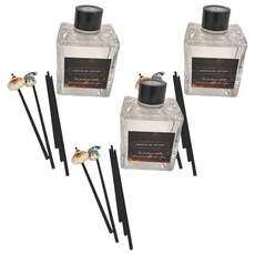 QiMart MIT冬季限定聖誕精油珪藻土擴香瓶 200ML, 英國小蒼蘭, 3瓶