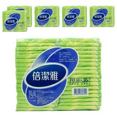 倍潔雅 袖珍包 抽取式衛生紙 10抽 國際品牌 台灣製造, 36包, 6袋