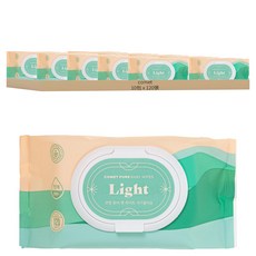 comet Pure Light系列 嬰幼兒濕紙巾 掀蓋式, 120張, 10包