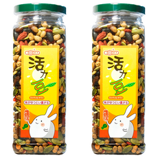 惠香食品 活力豆 綜合纖果 350g 黑豆/青豆/枸杞/南瓜子, 2罐