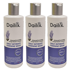 Dailix PH3.5進階調理私密沐浴露 舒眠薰衣草 100%加拿大天然植萃成分, 250ml, 3瓶
