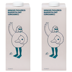 MINOR FIGURES 小人物 濃厚版燕麥奶 咖啡師, 1L, 2瓶