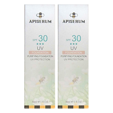 APISERUM 愛比森 淨透無暇隔離粉底乳 SPF30 UV 防曬, 單色, 2條