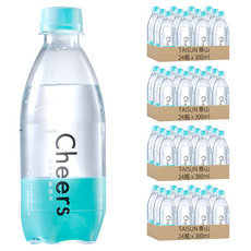 泰山 CHEERS 氣泡水，無糖無熱量，綿密氣泡，清爽解膩, 300ml, 96瓶