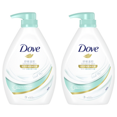 Dove 多芬 滋養柔膚沐浴露 舒敏溫和, 900g, 2件