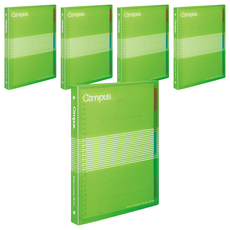 KOKUYO Campus26孔活頁夾 P334- 1785, 5個, 綠色
