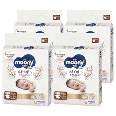 滿意寶寶日本版 頂級有機棉黏貼型尿布 0~5kg, NB, 248片