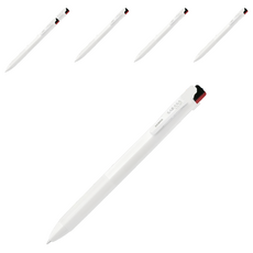 ZEBRA 斑馬牌 SARASA CLIP 0.5 3色鋼珠筆, 白色, 6支