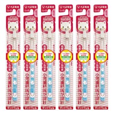 大正乳幼兒專用牙刷(0-3歲) 柔軟刷毛 可愛卡通造型 寶寶口腔護理, 顏色隨機, 6支