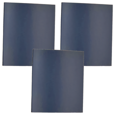 Sunny 三瑩文具 SHINE LIFE STYLE 3孔夾 A4 264 x 322 x 40mm, 藍色, 3個