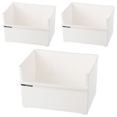 KEYWAY 聯府 開放式整理盒 大 OY-301 居家收納好幫手, 大(390 x 296 x 253mm), 3個