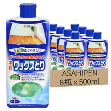 Asahipen 強力地板除蠟/去污保養劑，有效洗淨髒污，適用於各種地板，500ml, 8瓶