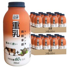 國農 重乳拿鐵 烏龍, 300ml, 48瓶