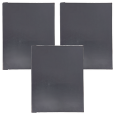 STRONG 自強文具 2孔250L檔案夾, 黑色, 3個