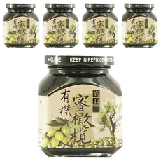 高仰三 有機蜜橄欖 酸甜迷人 香醇美味 台灣製造, 340g, 5罐