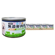 沛樂芙 無穀鮮肉罐頭 犬罐, 草飼牛, 170g, 24罐