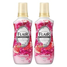 KAO 花王 FLAIR 香水衣物柔軟精 玫瑰花香 持久芳香 抗菌除臭, 540ml, 2瓶