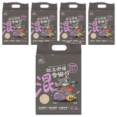 唯寶 凝混哪裡混合貓砂 不能沖馬桶, 乾爽款, 2.5kg, 5袋