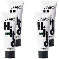 HiTO 伊的 清涼按摩男性洗面乳 清涼冰麝香 深層清潔臉部肌膚, 120ml, 4條