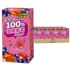 波蜜 100%蘋果葡萄綜合果汁, 24入, 160ml