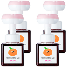 TaBLiER 花朵造型泡泡洗手慕斯 Pink Citrus 含天然精油, 250ml, 4瓶