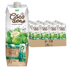 統一生機 Coco dee Salam 椰子水, 1L, 12瓶