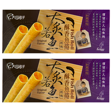 大田海洋 大炙若魚 酥香魚卷 原味, 52g, 2盒