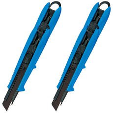 TaJIma 田島 自動固定式專業美工刀 DCL500, 藍色, 4個