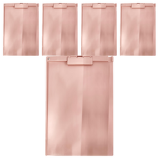 KOKUYO 國譽 薄型靜音板夾A4 直式 32 x 22 x 1.4cm, 粉色, 5個