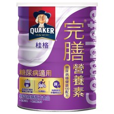 QUAKER 桂格 完膳 完膳營養素 糖尿病穩健配方, 900g, 1罐