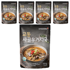 Gyodong 校洞食品 牛骨白菜乾湯, 500g, 5包