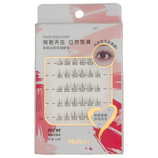 Malian 瑪莉安 太陽花分段式睫毛 Set 精細纖維 36簇 自然纖長, G-7055, 1組