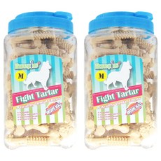 Boneplus 動能雙頭潔牙骨 M, 牛奶, 1.1kg, 2罐