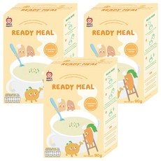 APPLE MONKEY 愛啵寶寶 呷飽飽茉莉糙米糊 南瓜紅蘿蔔, 90g, 6個月以上, 3盒