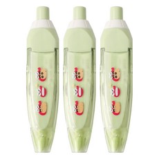 norns 蠟筆小新按壓式修正帶, 鱷魚裝扮, 3個