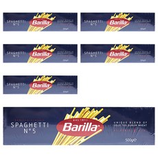 Barilla 百味來 義大利直麵 n. 5，建議水煮時間9分鐘，500g, 6盒