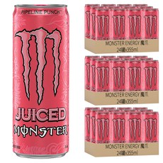 MONSTER ENERGY 魔爪 管浪潘趣碳酸能量飲料, 355ml, 72罐