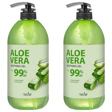 TOUCH ME 蘆薈舒緩凝膠 99%.85, 1L, 2瓶
