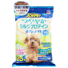JOYPET 寵倍家 外出梳毛巾 小型犬, 清潔護膚, 天然椰子油, 100%可食性成分, 25入, 1包