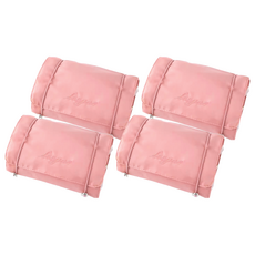 四合一可拆式化妝包,粉紅色,4個 - 多層分隔，分類存放，旅行便攜