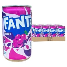 FANTA 芬達 汽水 葡萄風味, 160ml, 30個