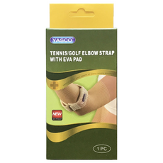 YASCO 昭惠 新型網球肘護套 #85455 顏色隨機, 1個