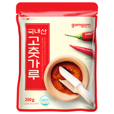 gomgom 韓國產辣椒粉 250g, 1包
